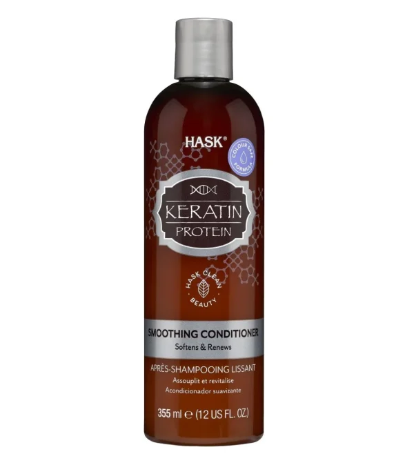 HASK Acondicionador suave y liso KERATIN PROTEIN -355ml^ Cabello