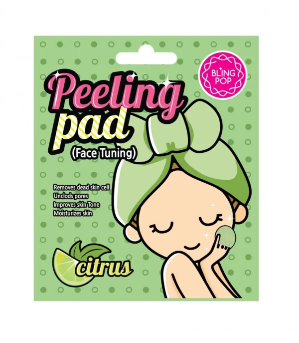 BLING POP Disco Exfoliante Facial Cítrico -^ Peeling Facial
