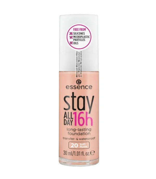 ESSENCE COSMETICS ess. stay ALL DAY 16h long-lasting maquillaje 20^ Maquillaje Fluido