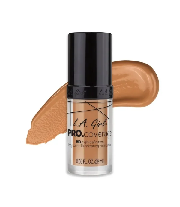 LA GIRL L.A. Girl Base Pro Coverage Illuminating - Soft Honey^ Maquillaje Fluido