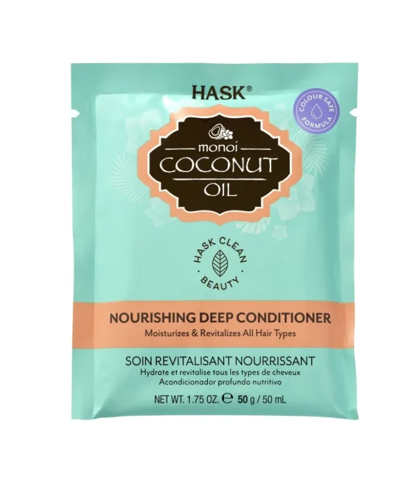 HASK Mascarilla nutritiva MONOI COCONUT OIL -50gr^ Cabello