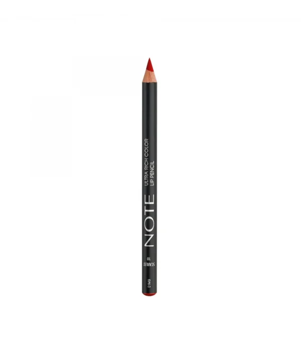 NOTE Ultra Rich Color Lip Pencil 10 Scarlet^ Perfilador Labios