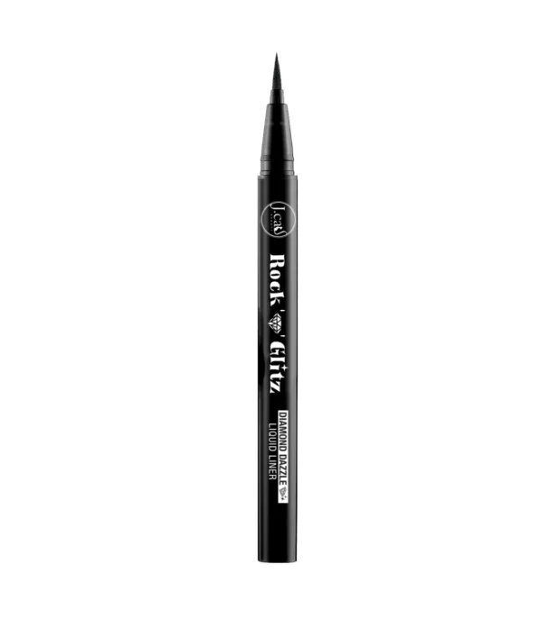 JCATS CANARIAS ROCK N GLITZ DIAMOND DAZZLE LIQUID LINER SABLE BLACK SHIMMER RG101^ Delineador De Ojos